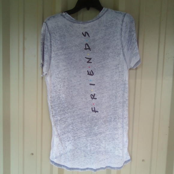 Women's Friends TV Show Gray Burnout T Shirt Size Medium - Picture 3 of 3